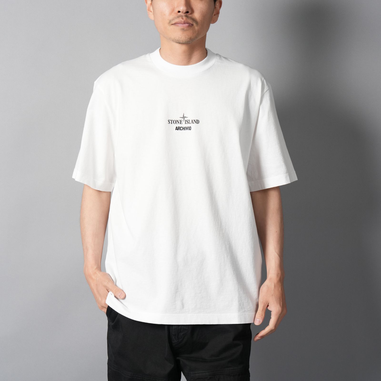 STONE ISLAND - 2100023 ORGANIC COTTON JERSEY / Tシャツ (ホワイト