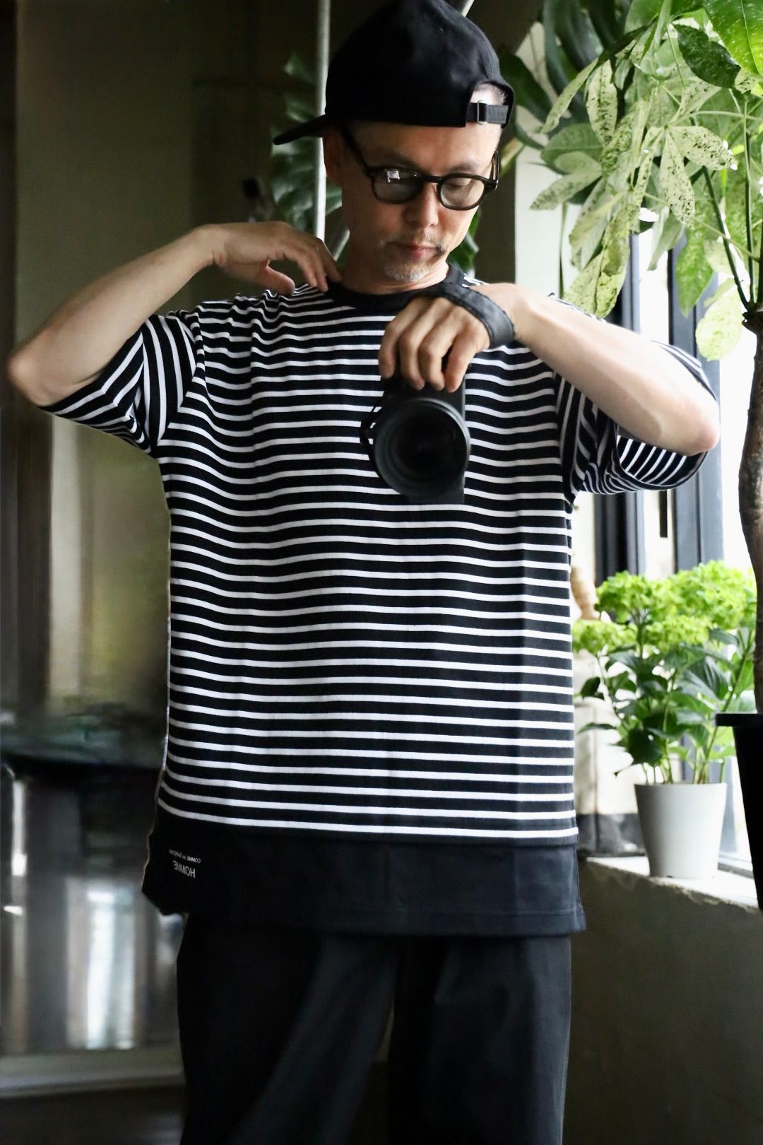 COMME des GARCONS HOMME - コムデギャルソンオム25SS 綿圧綿天竺