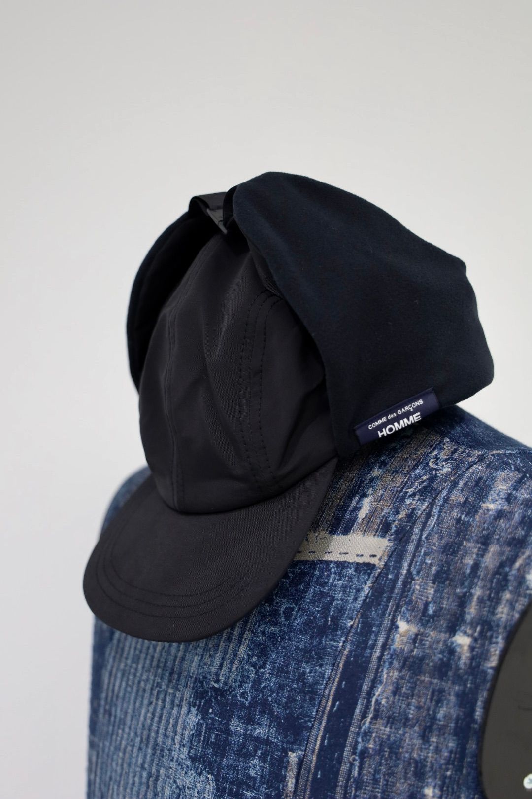 コムデギャルソンオム 25FW ボアフリースジェットキャップ