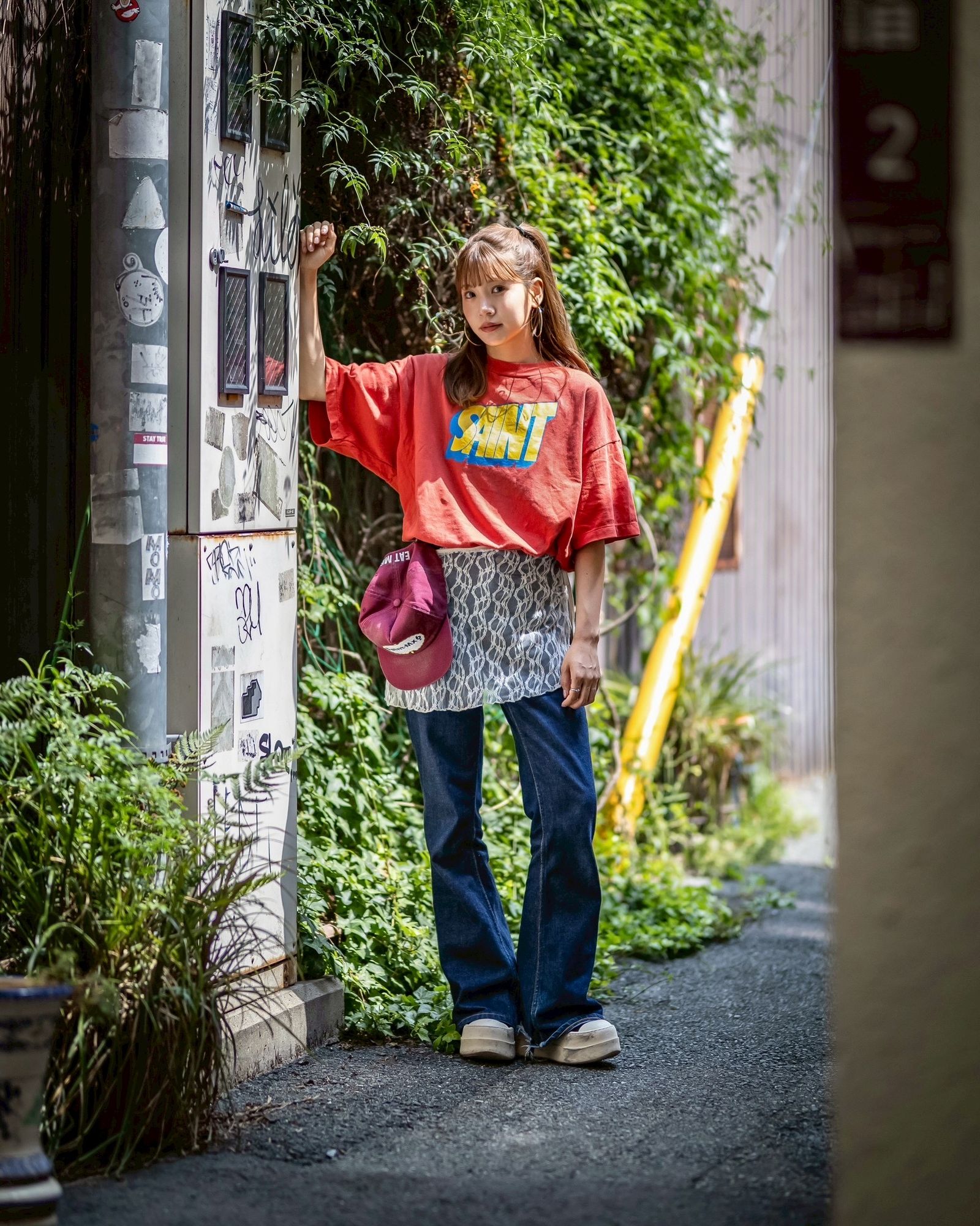 SAINT M×××××× - セントマイケル Tシャツ SAINT SS TEE(SM-HR1-0000