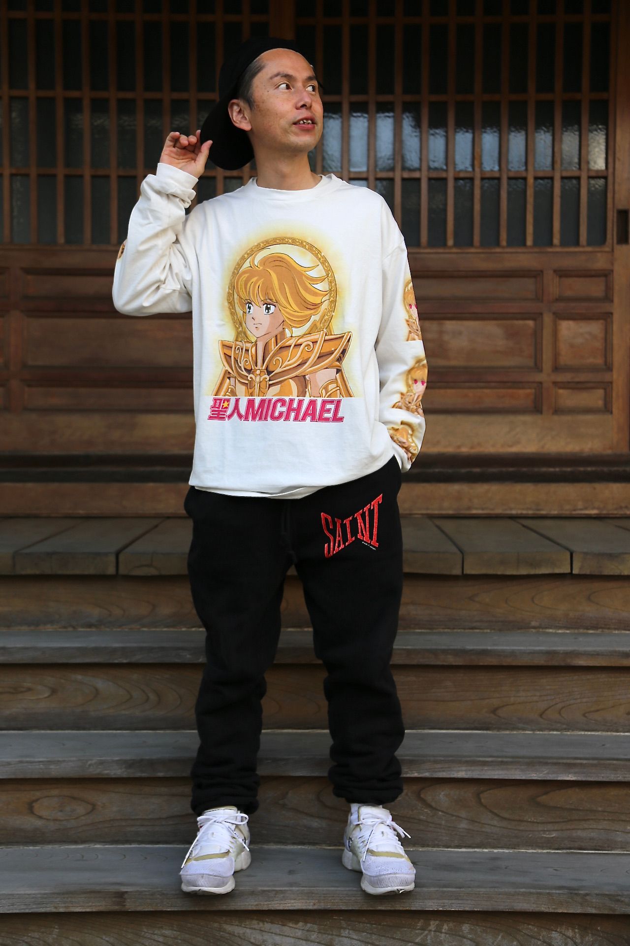 SAINT MICHAEL セントマイケル 聖闘士星矢 tシャツ XL 完売 SAINT