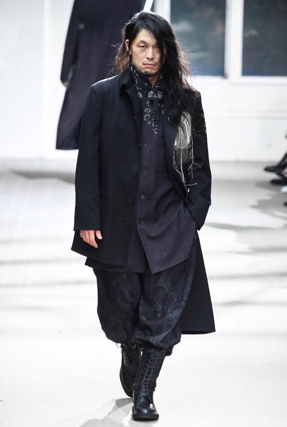 ヨウジヤマモトプールオム 23AW 腰巻きドレープパンツ Yohji Yamamoto