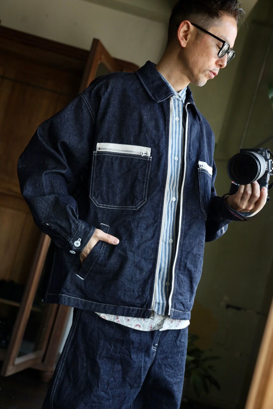 COMME des GARCONS HOMME - コムデギャルソンオム25SS ジップアップ