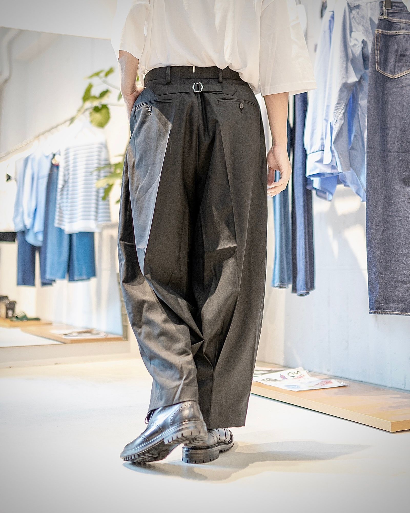 コムデギャルソン 24AW パンツ BLACK COMME des GARCONS(ブラック