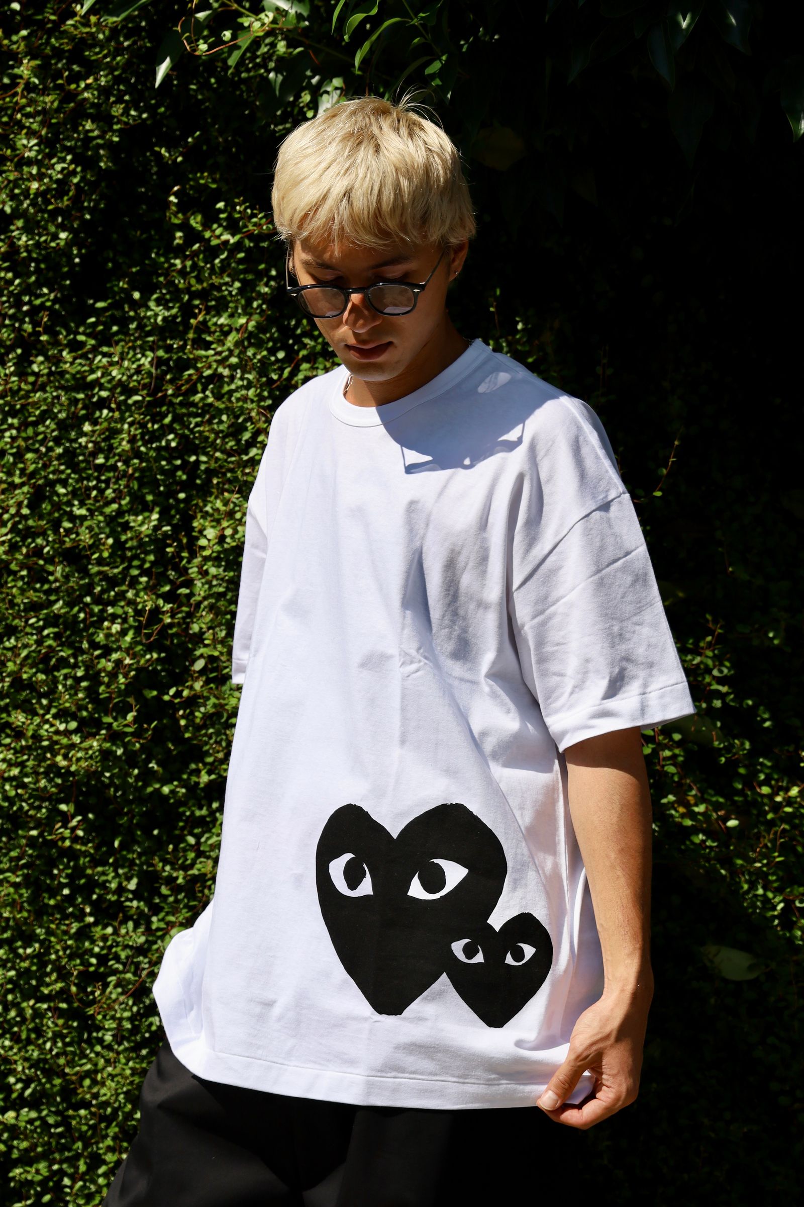 COMME des GARÇONS 2021 ブラック オーバーTシャツ 【公式通販】