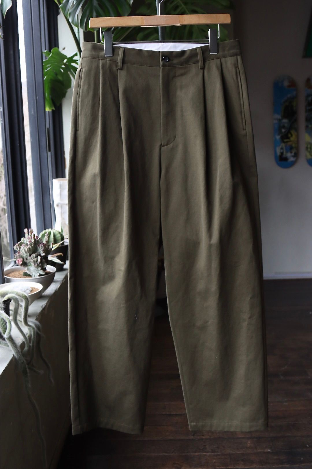 A.PRESSE - アプレッセ23SSチノ Chino Trousers (23SAP-04-15H)OLIVE