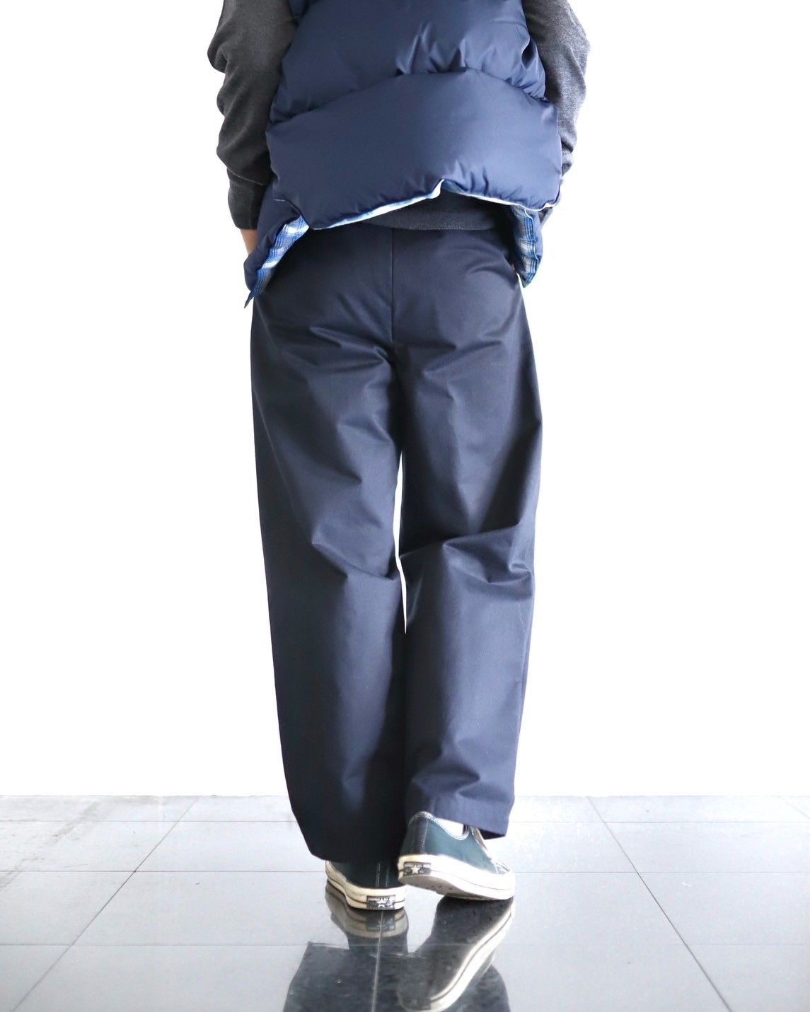 A.PRESSE アプレッセ Type.1 Silk Blend Chino Trousersスタイル