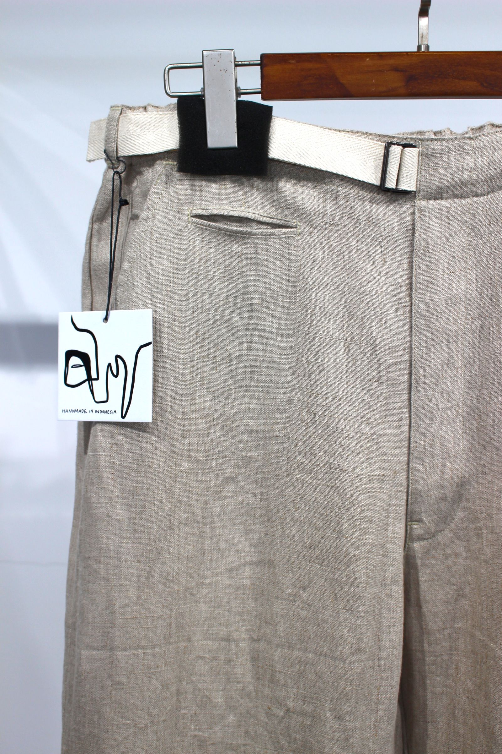 vital pure linen roped tuck pants リネンパンツ vital pure linen