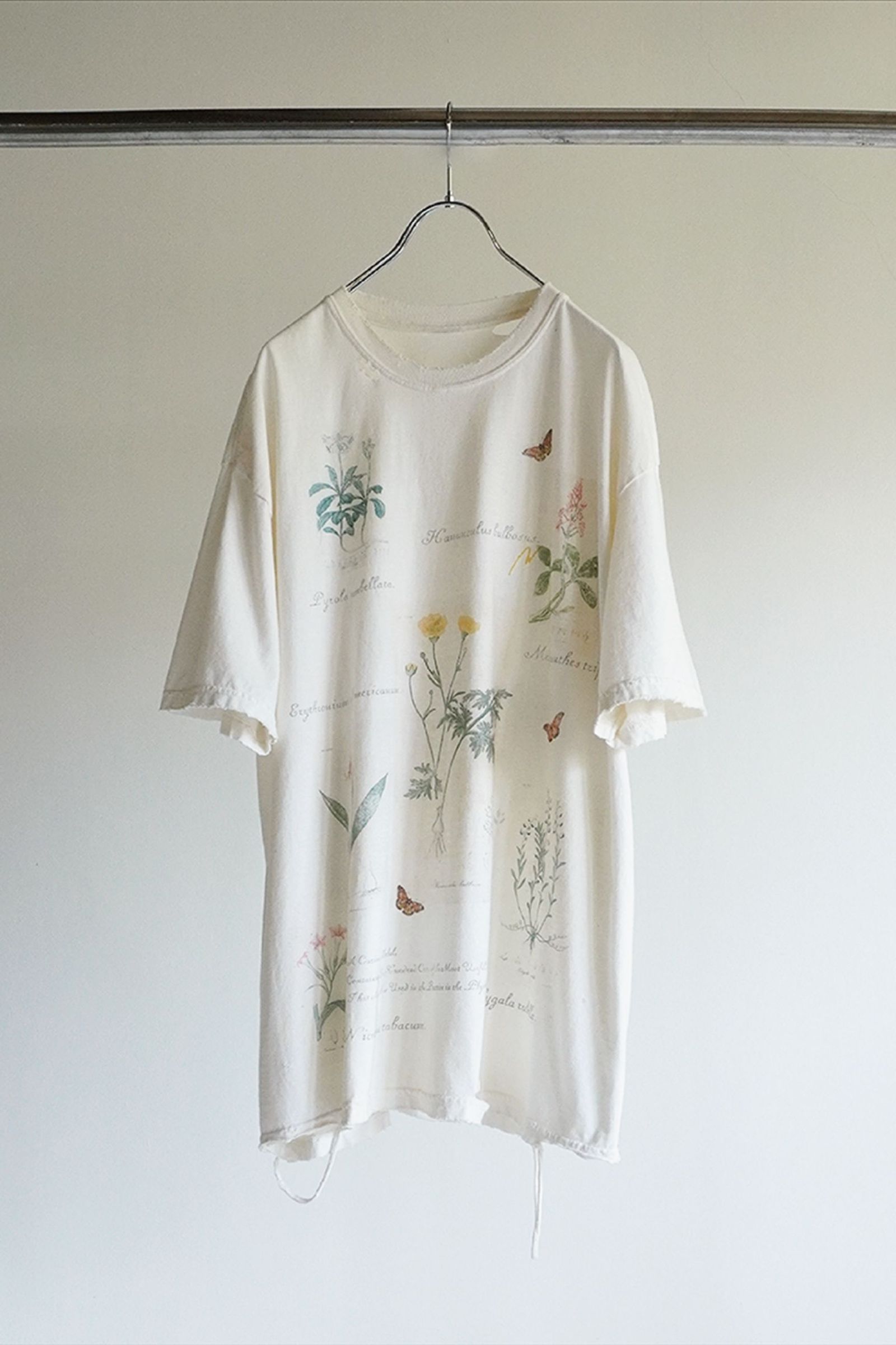 ANCELLM - BOTANICAL T-SHIRT/WHITE | NapsNote