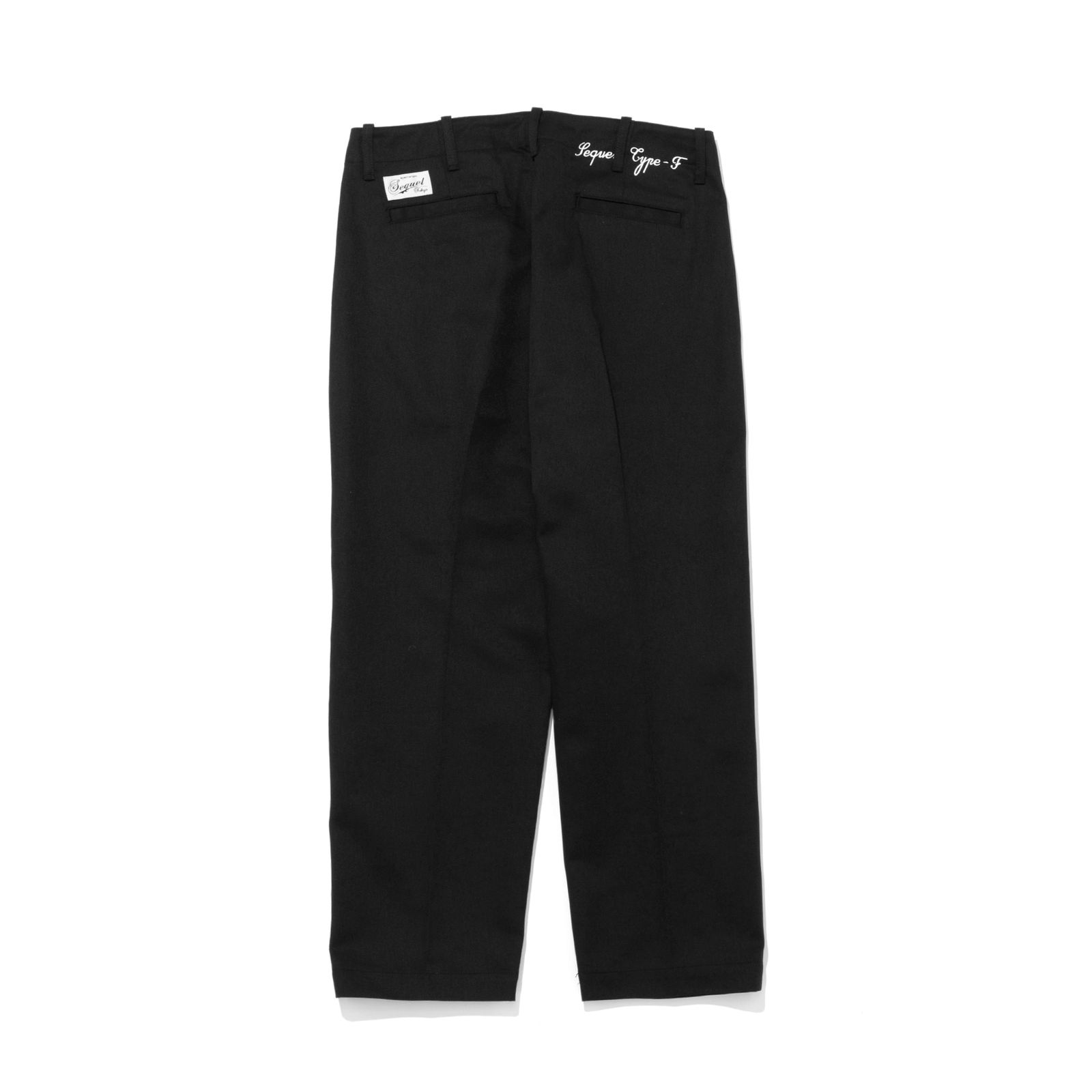 藤原ヒロシSEQUEL CHINO PANTS(TYPE-F)黒 チノパン M SEQUEL