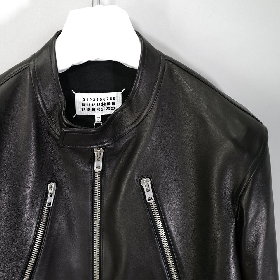 Maison Margiela - 【Last1 46】5ジップ レザー ジャケット | River