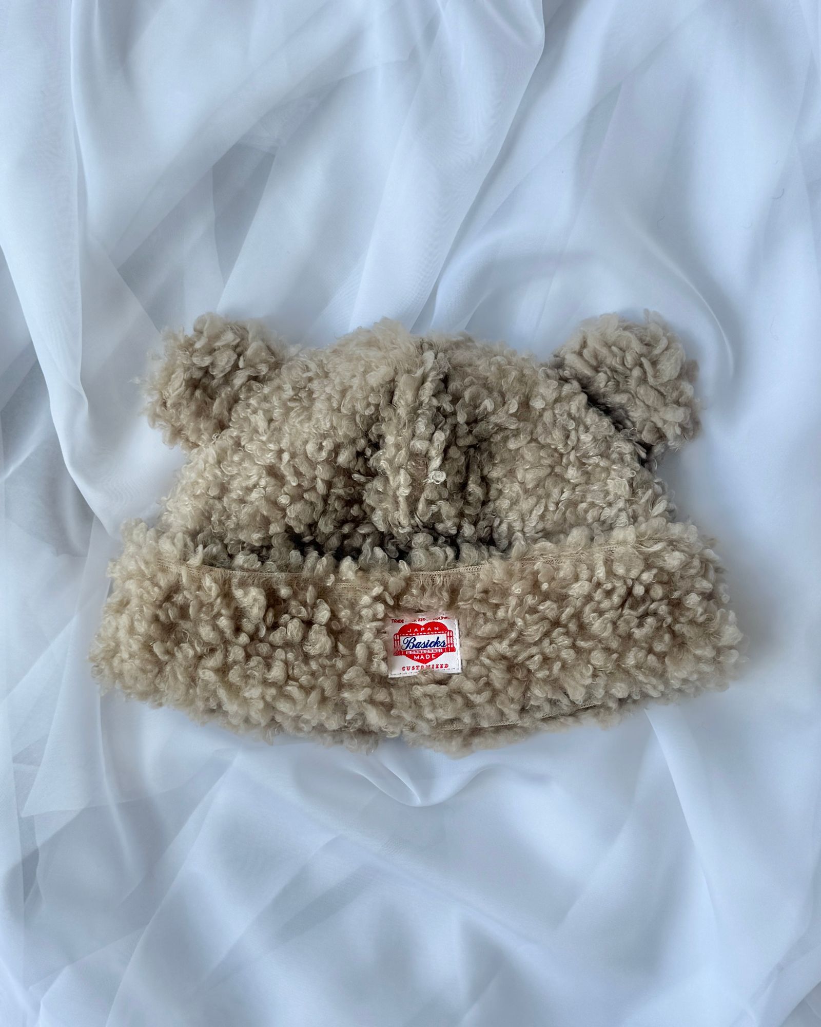 BASICKS - Bear Beanie / ベアビーニー (ブラウン) | Sir online store