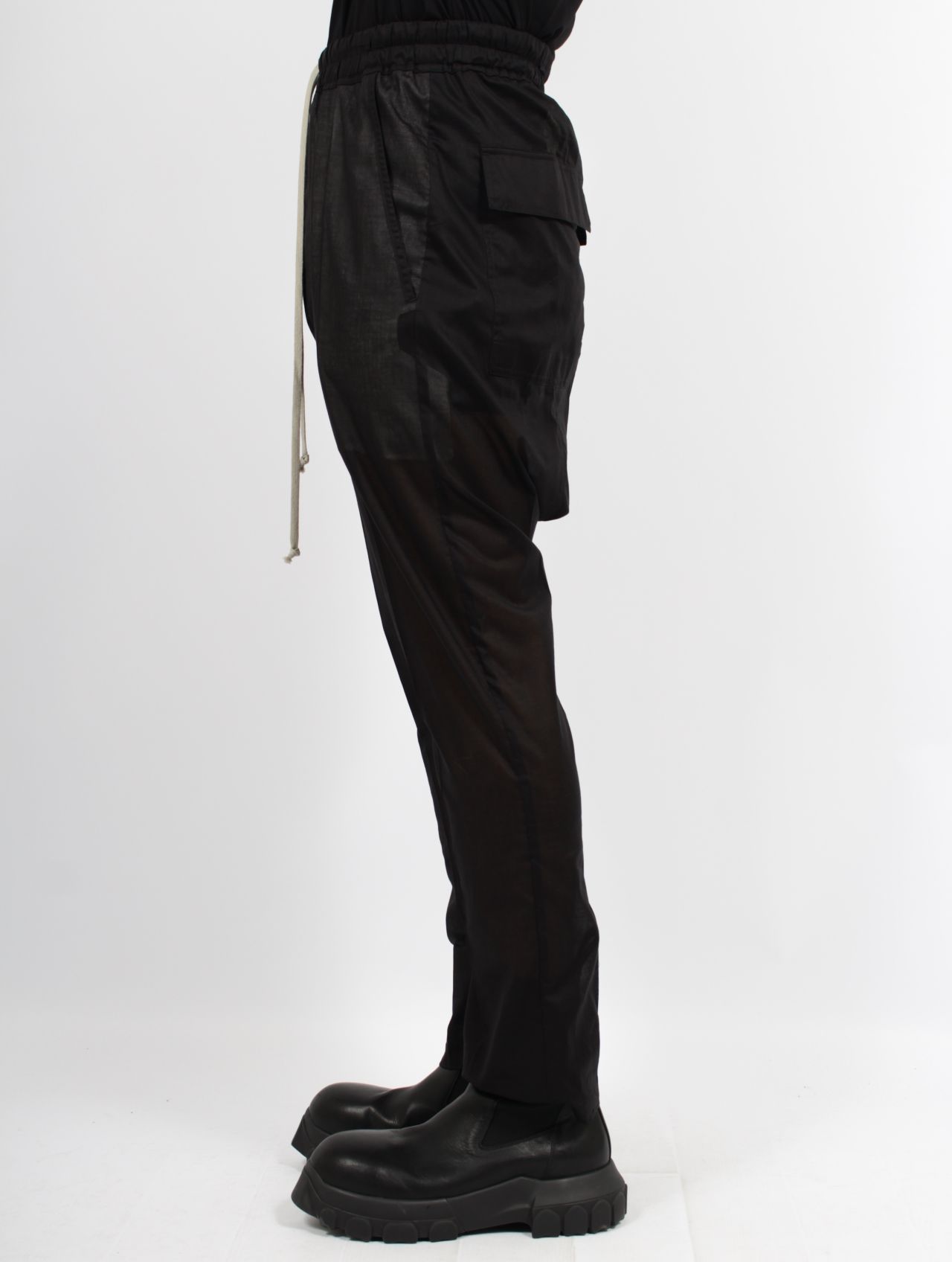 Rich Owens ブラック サルエルパンツ 48 IT