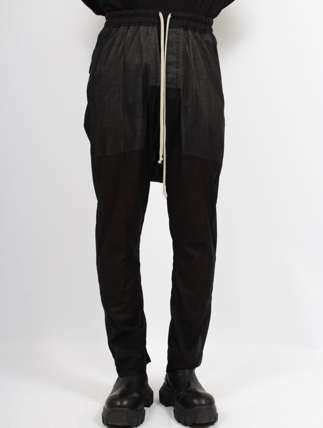 RICK OWENS - 【25SS】ドローストリング サルエルパンツ / DRAWSTRING