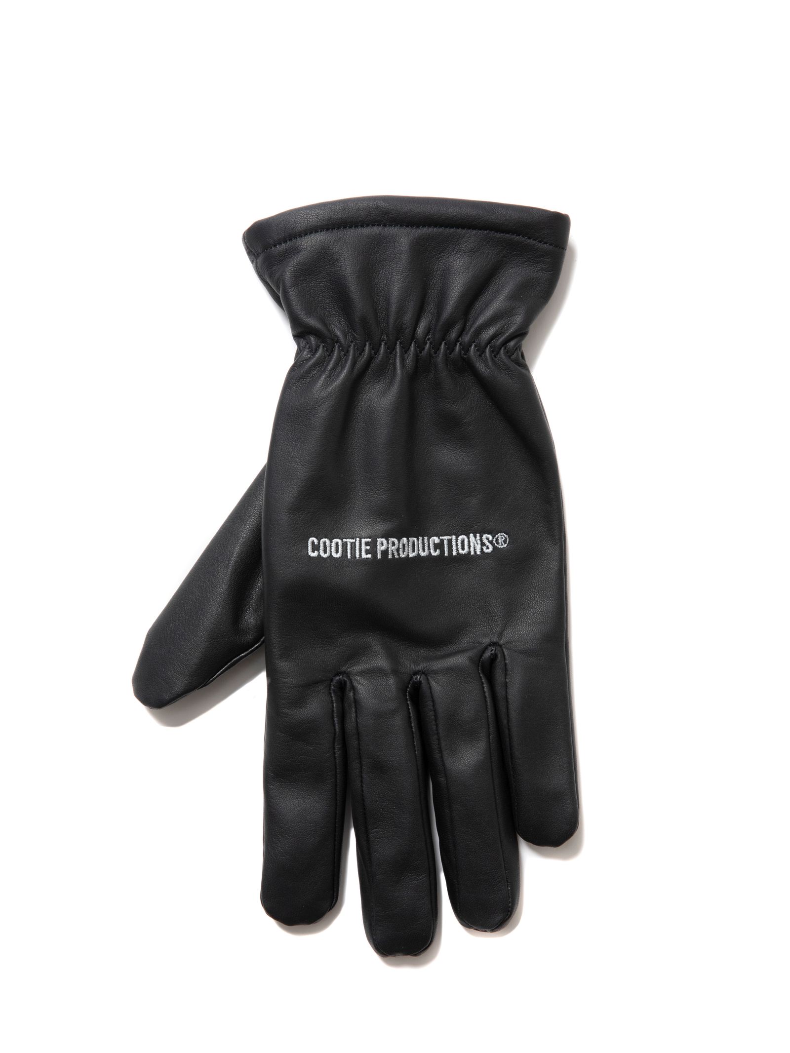 COOTIE PRODUCTIONS - Leather Glove / Black / グローブ | Stripe