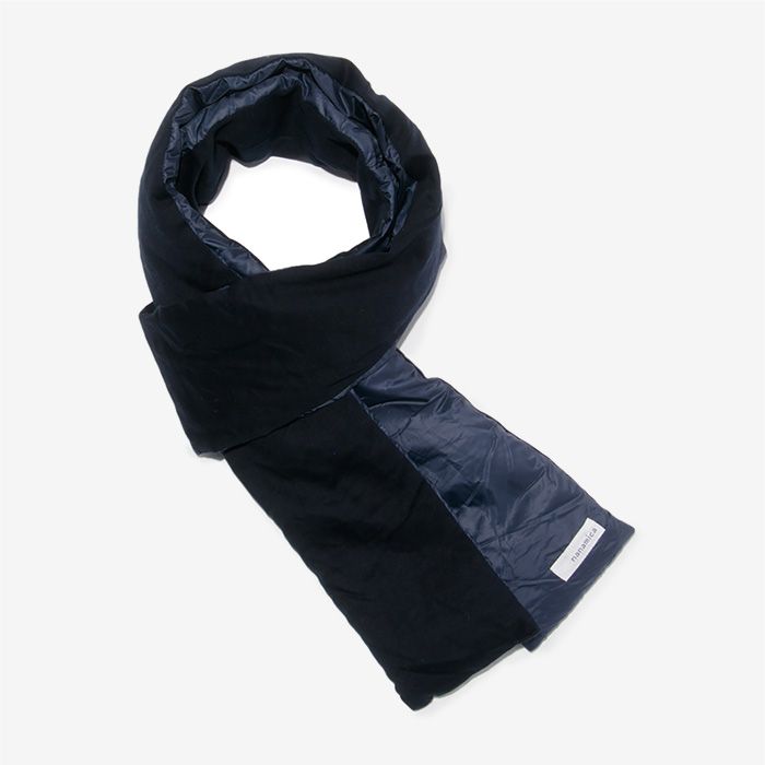 nanamica - Down Muffler / N(Navy) | Stripe Online Store