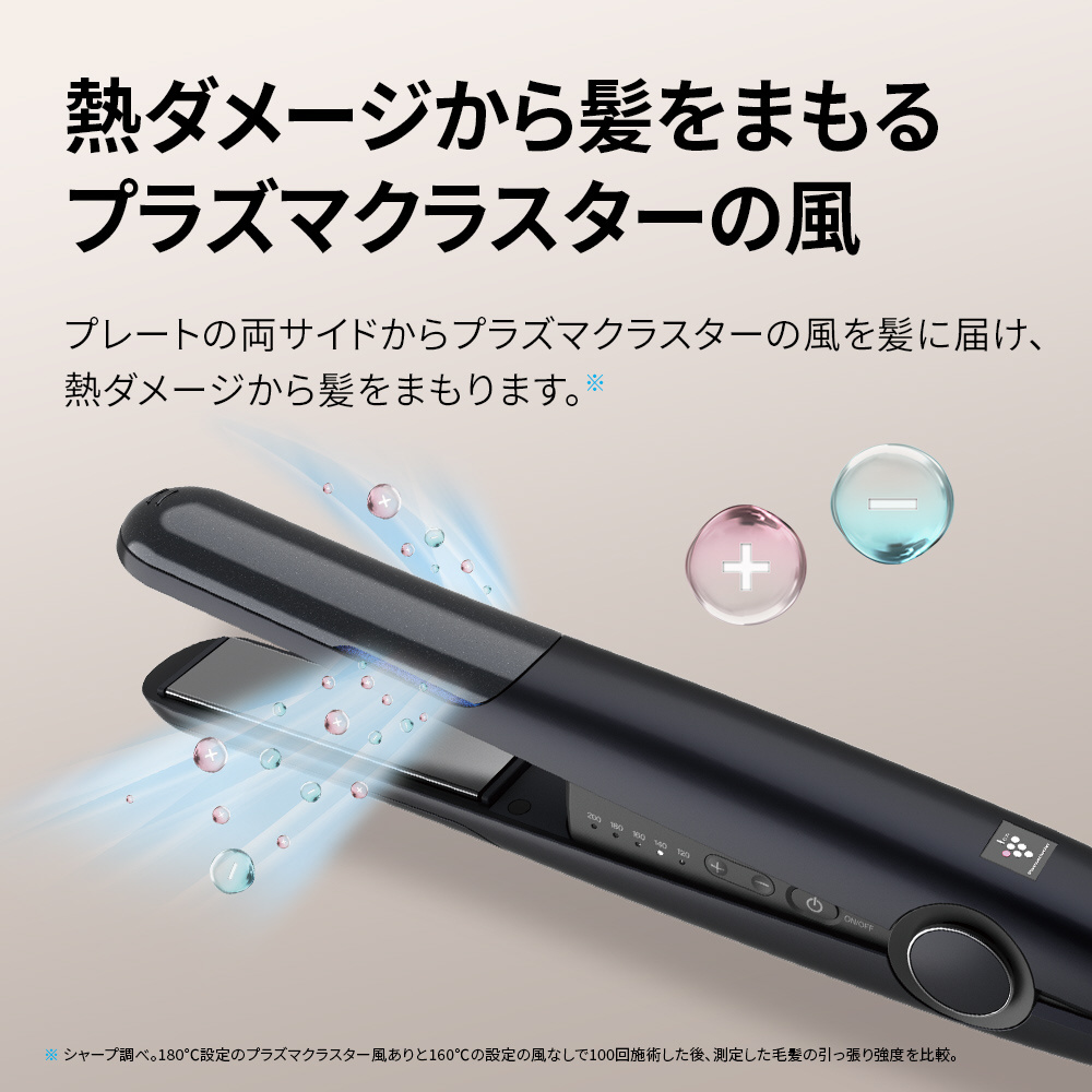 プラズマクラスター Nuance Iron ブラシヘアアイロン SHARP