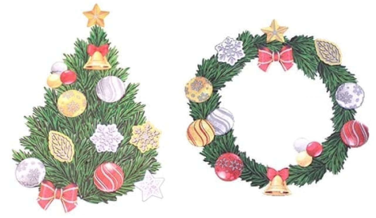 bandeの“1枚ずつめくれるマスキングテープ”にクリスマスデザインが登場