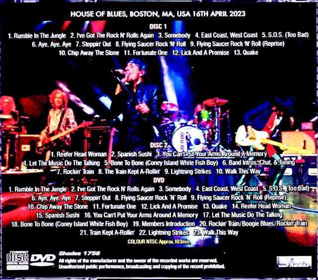 Joe Perry Project ジョー・ペリー/MA,USA 2023 S & V Complete
