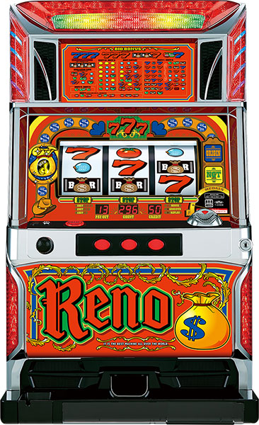 Reno スロットマシン 鍵付き説明書付き (中古実機) Reno スロット