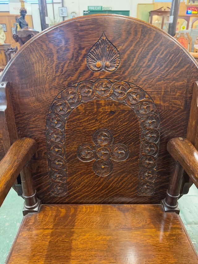 イギリス 1920年代 オーク モンクスチェア