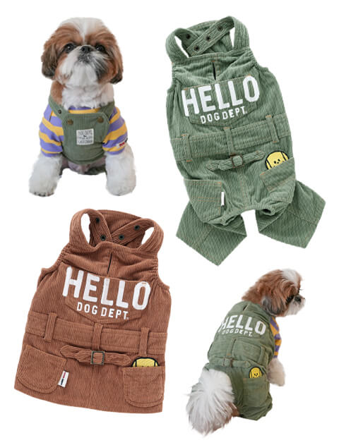 デニムリメイク犬服ワンピース防寒着