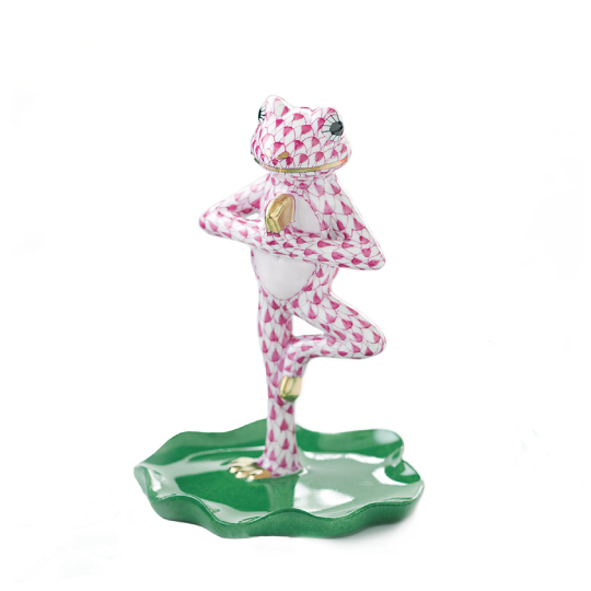 ワンダーパーク ピンク] ヨガカエル 木のポーズ