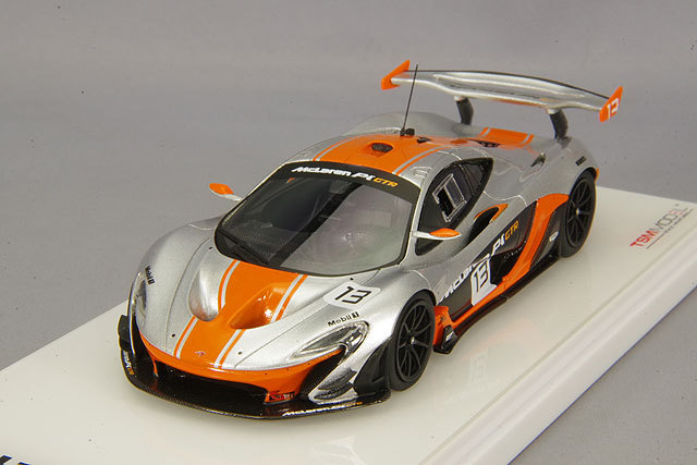 TSM 1/43 マクラーレン P1-GTR #13 2015 シルバー/オレンジ