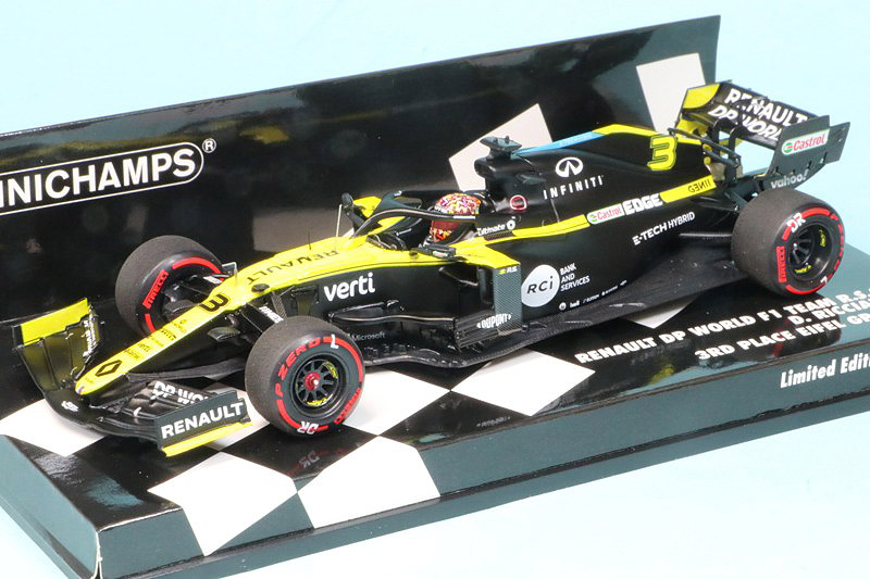 ミニチャンプス 1/43 ルノー DP ワールド F1チーム R.S.20 アイフェル