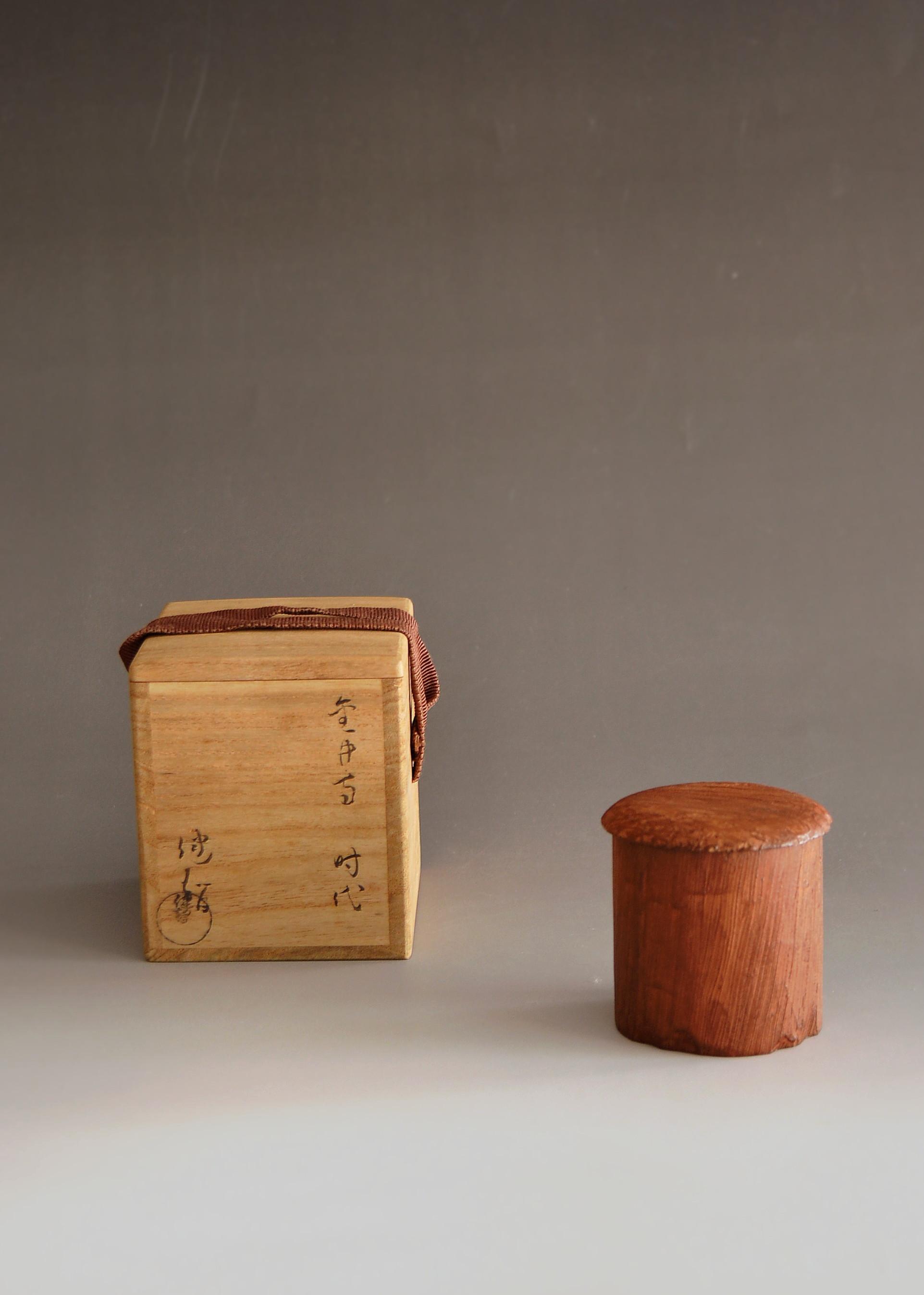 金輪寺棗 時代古材 二代田中健智作 Antique Sam's Collection