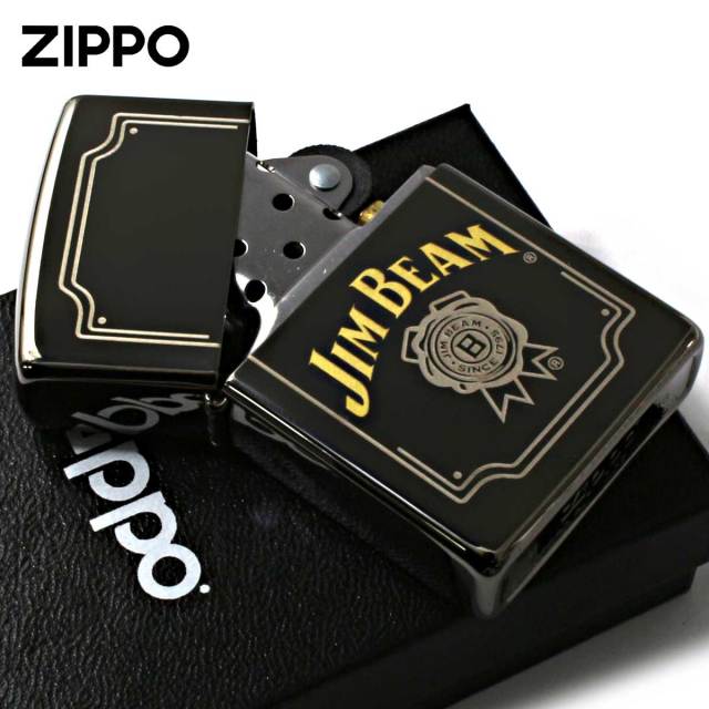 Zippo ジッポー ジムビーム 酒 ロゴ シール Jim Beam Seal ブラック