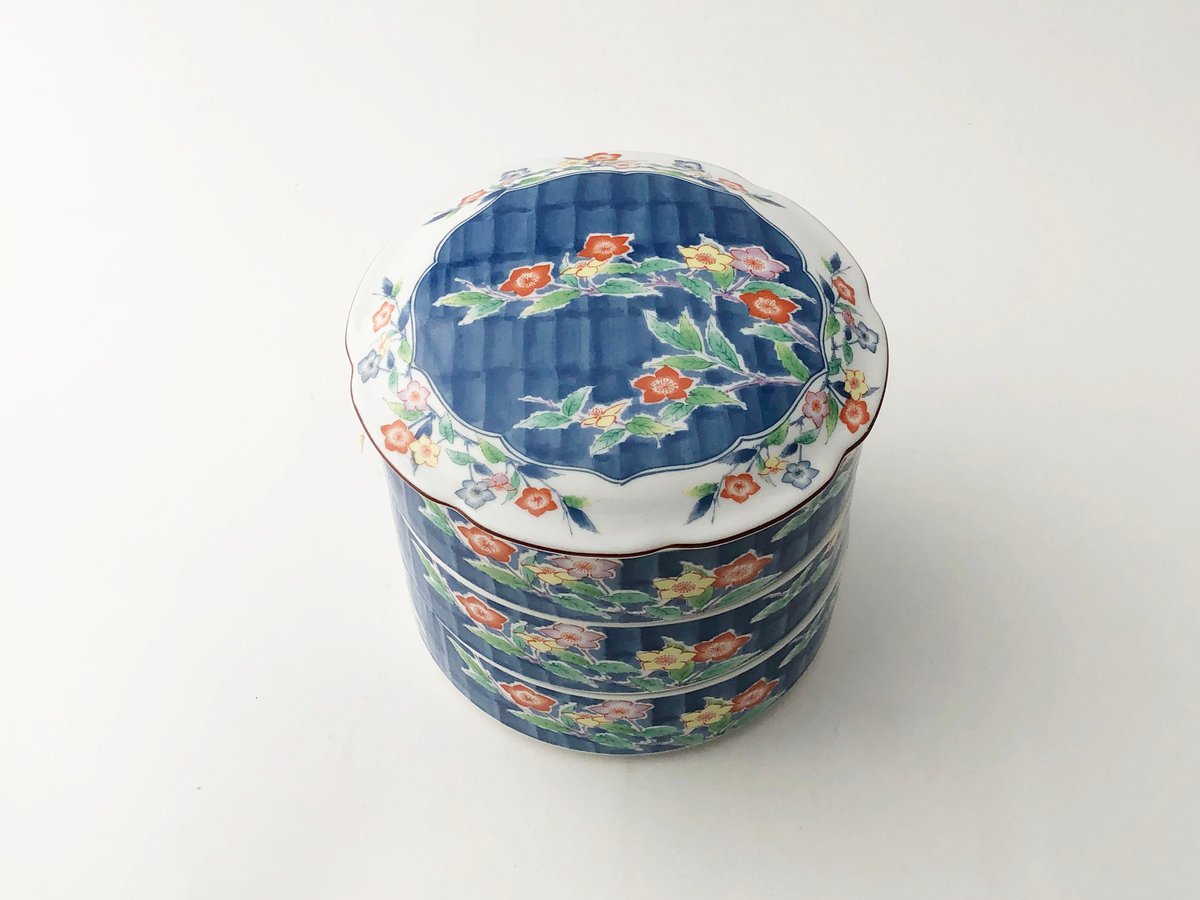有田焼 峰山窯 三段重〈古物〉 | 器屋 HAKOBE
