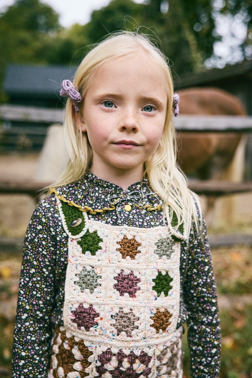 Misha＆Puff Railroad Floral タートルネック6y Misha&Puff 花鉄