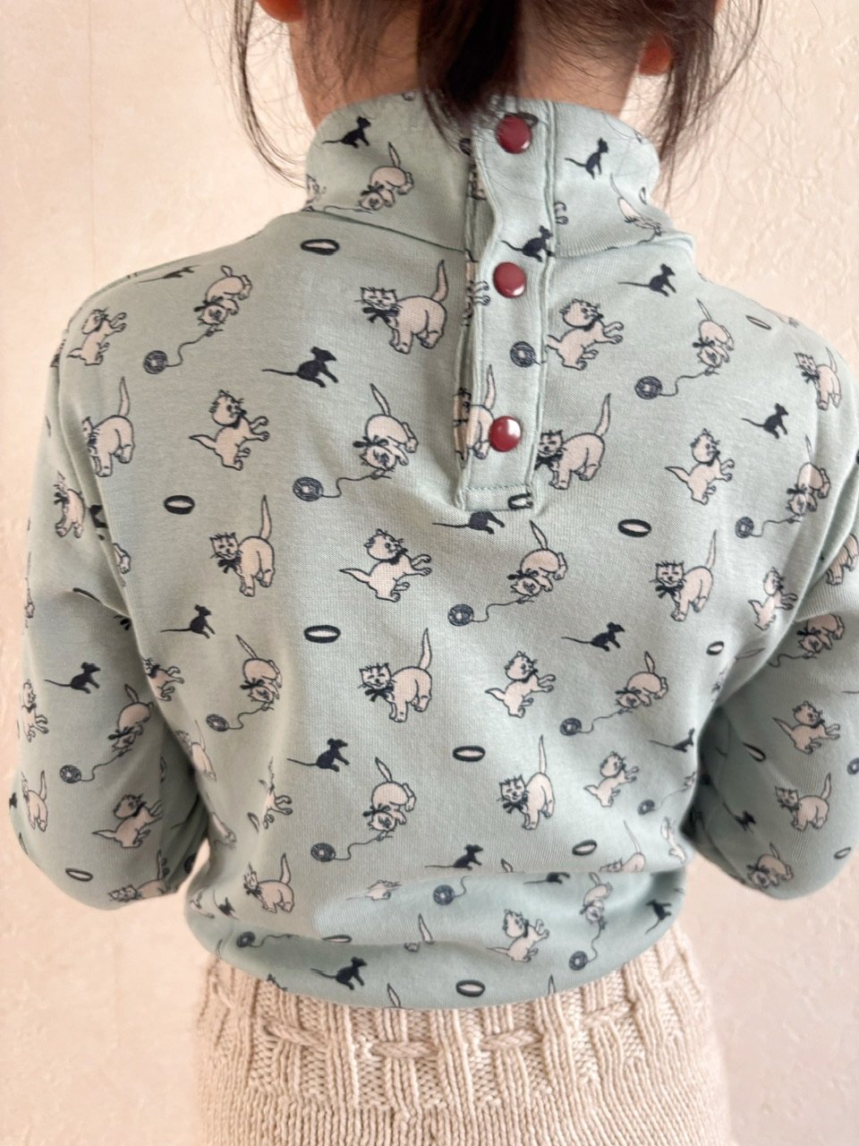 トップス Turtleneck Sage Cat & Mouse 3y Misha & Puff Turtleneck