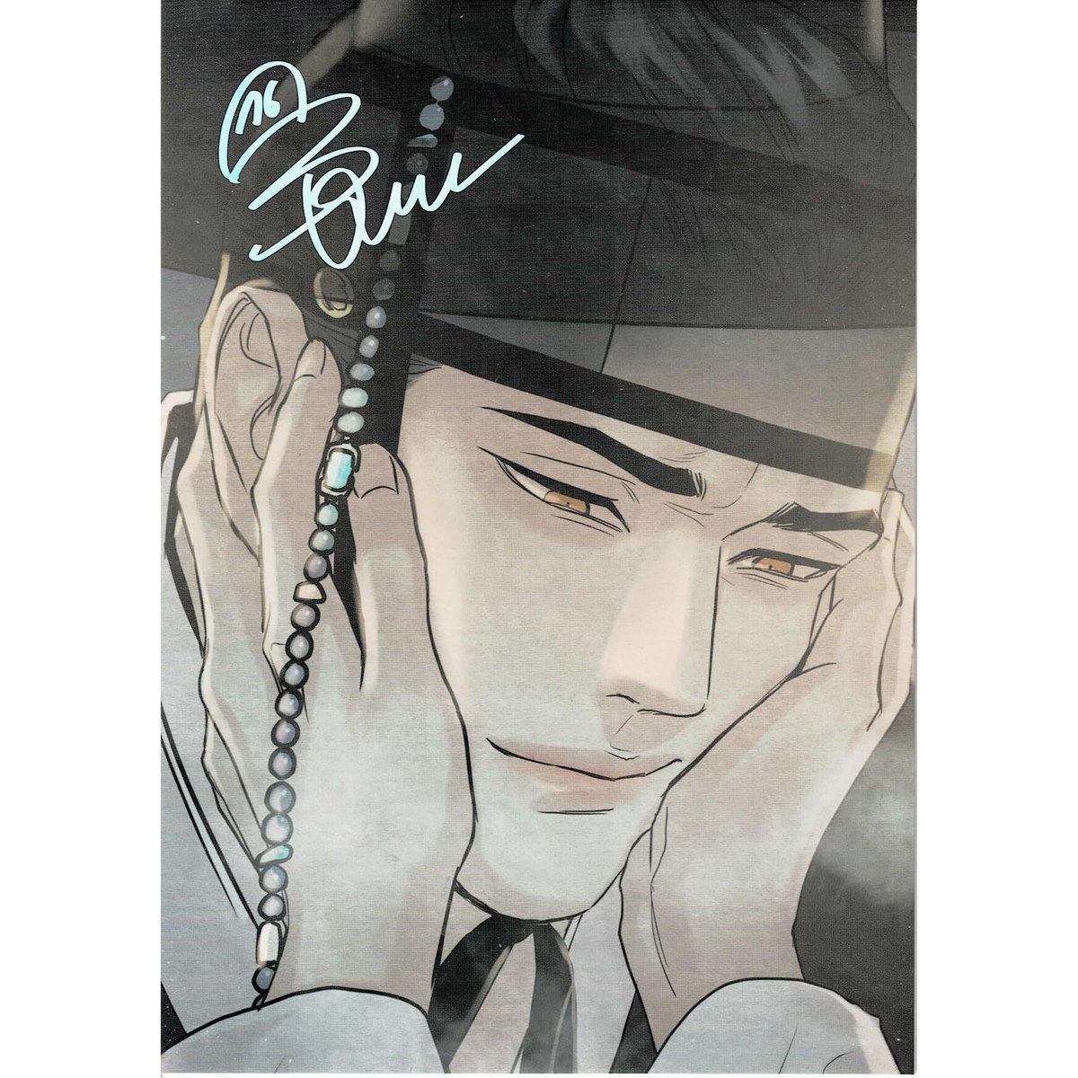 韓国BL 夜画帳 コラボカフェ 特典 ステッカー 韓国BL 夜画帳 1巻～5巻