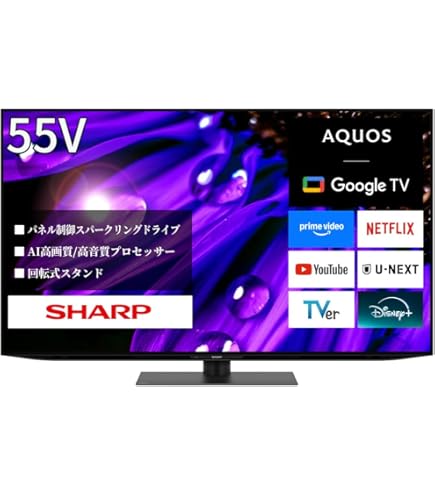 Amazon.co.jp: シャープ 55V型 液晶 テレビ AQUOS LC-55U40 4K 外付HDD