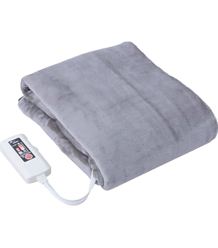 Amazon | [山善] 電気毛布 敷き 電気敷毛布 140×80cm シングル 洗える
