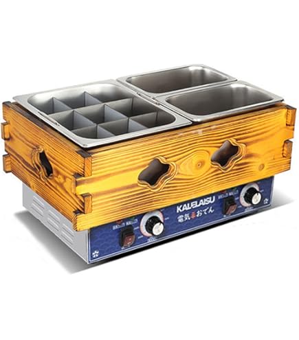 Amazon | おでん鍋 業務用デスクトップおでん機 麺鍋 フライヤー