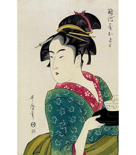 喜多川歌麿 浮世絵 北国五色墨 河岸 北国五色墨 川岸 喜多川歌麿 復刻