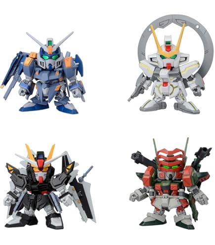 Amazon | BB戦士 RX-78-2ガンダム&ザクIIS型(シルバー&ゴールドメッキ