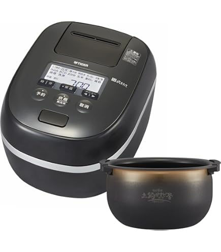 Amazon | タイガー魔法瓶(TIGER) 炊飯器 3.5合 一人暮らし用 土鍋圧力