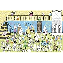 Amazon.co.jp: 1000ピース ジグソーパズル ムーミン ニョロニョロ