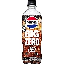 Amazon.co.jp: サントリー ペプシ BIG ＜生＞ゼロ コーラ 600ml×24本