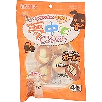 Amazon | ゴン太 夢中でChew! ボール型 4個 | ゴン太 | ジャーキー 通販