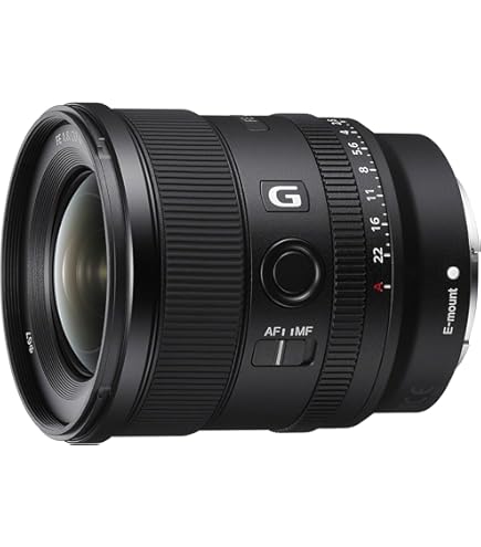Amazon.com : Sony FE 20mm F1.8 G Full-Frame Large-Aperture Ultra