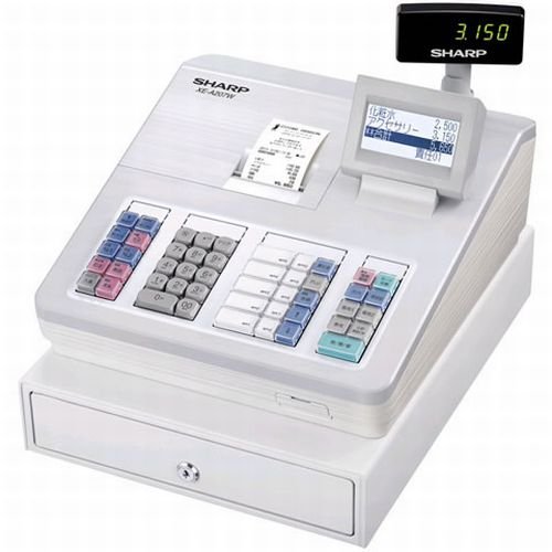 SHARP XE-A207 レジスター 取扱説明書付き