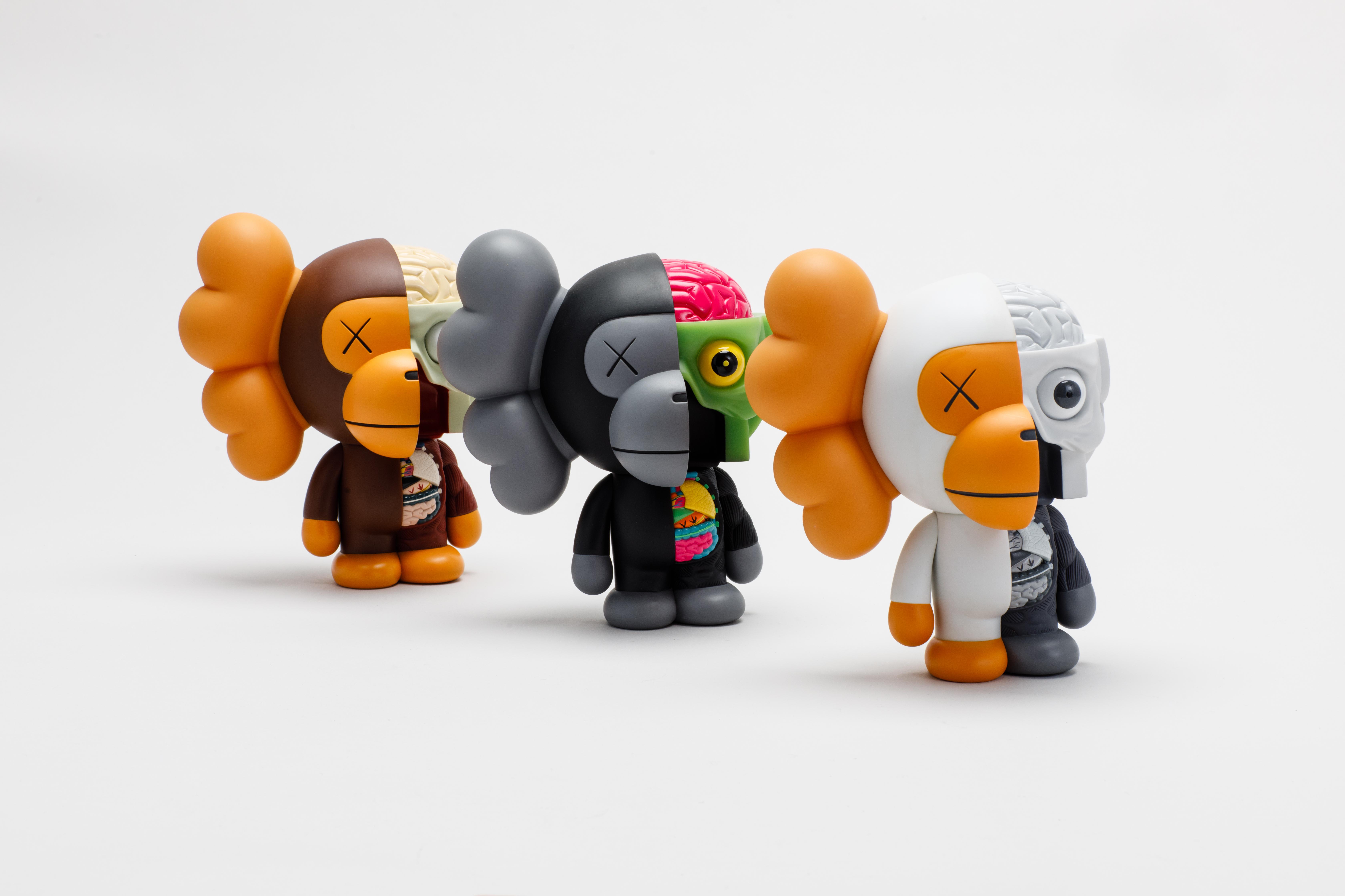 KAWS Bape Dissected Baby Milo未開封 3個セット KAWS Bape Dissected