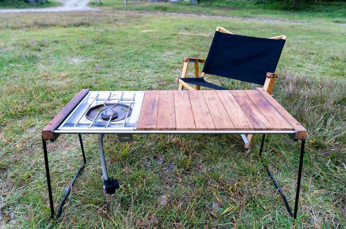 スノーピーク】IGTスリム 使用10回程度 収納袋付 キャンプテーブル