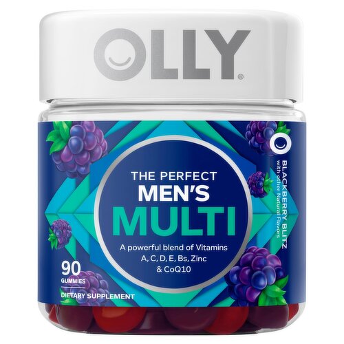 Olly The Perfect Men's Multi Blackberry Blitz Dietary Supplement