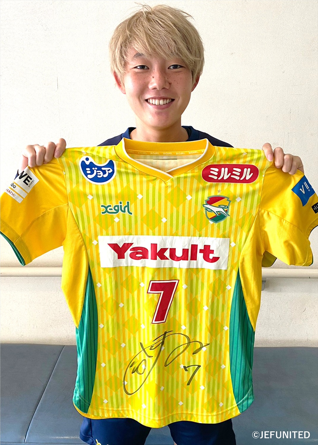 ジェフ千葉 選手支給品 長袖ユニフォーム ジェフユナイテッド市原